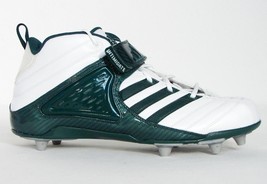 Adidas Pro Intimidate D 3/4 Football Cleats White &amp; Green NEW - $79.99