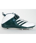 Adidas Pro Intimidate D 3/4 Football Cleats White &amp; Green NEW - £64.09 GBP