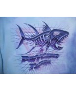 womens sweatshirt/hoodie psycho tuna brand tie dyed size small nwt - $40.00