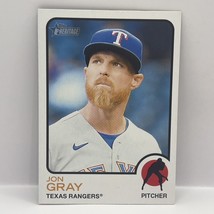 2022 Topps Heritage High Number Jon Gray Base #706 Texas Rangers - £1.57 GBP