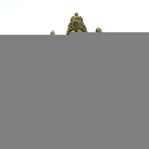 Vintage Mini Brass Mata Lakshmi Murti India Statue India Goddess Of Weal... - $44.55