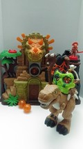 Fisher Price Imaginext Dinosaur Dino Fortress Castle /Dinosaurs Toy Lot - $155.99