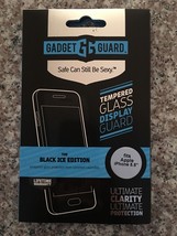 GADGET GUARD Black Ice Tempered GLASS Screen Protector for iPhone 6/6s P... - £9.40 GBP