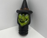 Halloween Head Blow Mold Candy R.T.C. Hong Kong Witch Head Vintage - £9.55 GBP