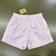 NWT Nike DQ3354-695 Women Sportswear High Rise Shorts Standard Fit Pink ... - £15.09 GBP