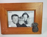 Pineapple Picture Frame Wood Metal for 6x4 inch Photo Tabletop or Wall - $14.80