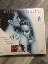Vtg 1992 Basic Instinct Laserdisc Video Movie Sharon Stone Michael Douglas - £3.08 GBP