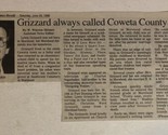 1996 Lewis Grizzard vintage Article Coweta County Home AR1 - £4.75 GBP