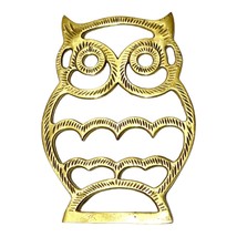 Vintage Brass Owl Trivet - £8.01 GBP
