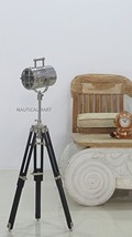 NAUTICALMART BEAUTIFUL NICKEL FINISH SILVER METAL TRIPOD TABLE LAMP - $147.51