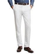Brooks Brothers Mens White Clark Fit Supima Cotton Chino Pants, 33W x 34... - £19.19 GBP