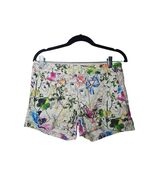 Express Women's Floral Shorts Size 4 White Blue Pink Green Pockets - $19.99