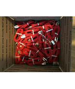 120 x Charging USB Cord Lightning cable iphone X 9 8 Red 3.3 Ft Heavy Du... - £93.56 GBP