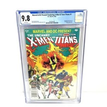 Marvel &amp; DC Present Feat. X-Men And Teen Titans #1 CGC 9.8 Newsstand Phoenix - £469.39 GBP