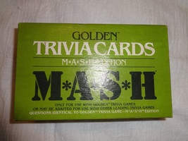 M*A*S*H Golden Trivia cards MASH game - $10.00
