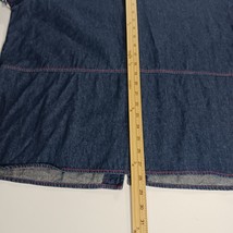 Original TY Wear RN#61804 Women’s Blue Cotton Denim Short Sleeve Shirt Size 16W image 6