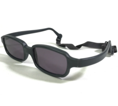 Miraflex Sunglasses NEW BABY 2 Gray Rectangular Frames with Purple Lenses - $58.72