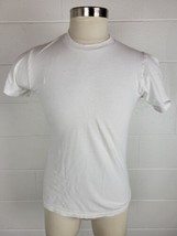 2 Vintage Jockey Blank White Tshirts Undershirt Single Stitch 38-40 M - £19.46 GBP