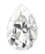 Forever One Pear 10x7mm 2ct DEF Certified Charles and Colvard - £591.93 GBP