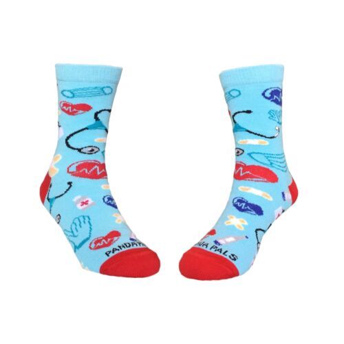 Trip to the Doctor Themed Kids Socks (Ages 3-7) - $5.00