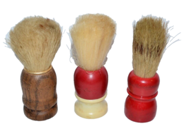 Vtg Made-Rite Shaving Brush #7 Pure Bristle USA Shaving Brush + 2 more lot - £15.13 GBP
