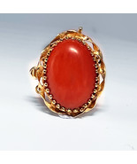 Natural Italian Red Coral 14K Gold Necklace Bracelet Clasp w. Gem Report... - $2,144.26