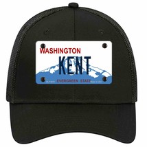 Kent Washington Novelty Black Mesh License Plate Hat - £22.79 GBP