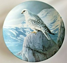 Knowles Collector Plate The White Gyrfalcon Artist Daniel Smith Vintage 1989 - £14.77 GBP