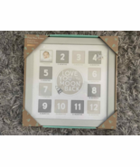 new FIRST YEAR FRAME Baby Photo Collage BIG 15&quot; x 15&quot; boy girl babyshowe... - $41.54 CAD