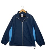 VTG Reebok Jacket Mens XL Blue Full Zip Windbreaker Lightweight Outdoor Y2K - $555.02 MXN