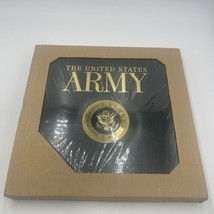 New Sealed United States Army Leather Scrapbook Genuine Bonded Diecast M... - $49.45