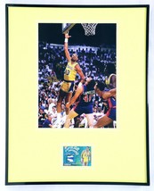 Kareem Abdul Jabbar 16x20 Framed Game Used Shorts &amp; Photo Display Lakers - £62.27 GBP