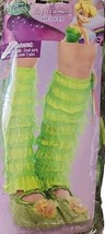 Disney Fairies Tinker Bell Leg Warmers Child Size 4-6 1 Pair Green Dress Up - £6.04 GBP