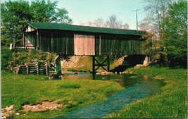 Graham Bridge Pierpont Township Ashtabula County Ohio OH Postcard - $4.65