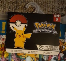 Christmas kids 2pk boxers &quot;Pokemon&quot;  - $12.95