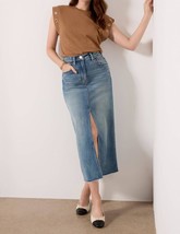 Kut From The Kloth Jen Midi Skirt Blue - $54.00