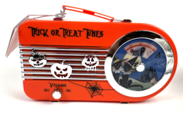 Mr Halloween Trick or Treat Tunes Radio Animated Orange Pumpkins Witch S... - $37.00