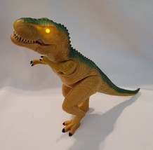 Adventure Force Yellow T-Rex Mini Mighty Megasaur Sound Eyes Light Up Jaw Bites - £11.86 GBP