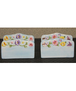 New Dept 56 Set/4 Flower/Floral Pansy Pansies Seating tiles/Candy Buffet... - £32.04 GBP