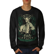 Wellcoda Hardcore Night Mens Sweatshirt, Accordion Casual Pullover Jumper - £24.11 GBP+