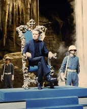 Patrick Mcgoohan As Number Six Sitting On Throne Chair The Prisoner 16x2... - £55.12 GBP