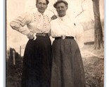 RPPC Portrait of Two Grandmotherly Looking Women UNP Postcard P25 - $4.42