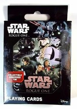 Star Wars Rogue One playing cards in collectible 3D embossed tin New &amp; Sealed - £5.90 GBP
