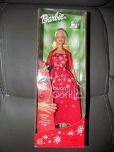 Mattel Holiday Barbie Season&#39;s Sparkle 2001 NEW - £26.25 GBP