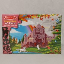 Melissa & Doug Enchanted Castle Jigsaw Puzzle 60 Pcs New In Box 10.25" x 14.25" - £14.90 GBP