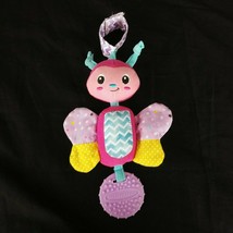 Infants Move Soothe Chime Pal - Butterfly Tether Rattle Chime Toy Baby Plush - $19.77