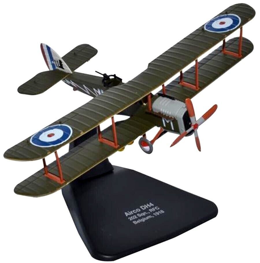 DeHavilland DH4 DH.4 WWI British Bomber, RFC 1918 1/72 Scale Diecast Model Item image 3