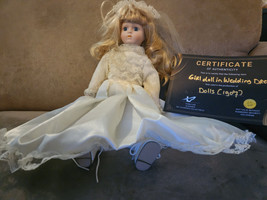 Dolls 1987 Original Production Used Girl Doll in Wedding Dress Movie Prop - £504.83 GBP