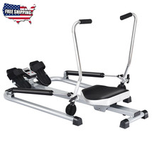 Rowing Machine Exercise Adjustable Double Hydraulic Resistance Rowing Ma... - £230.15 GBP