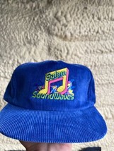 Vintage Salem Soundwaves Blue Corduroy Snap-back Trucker Hat New Old Stock - $23.76